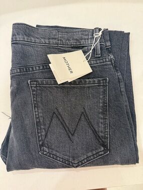 NWT MOTHER Hustler Ankle FrayJeans, size 30